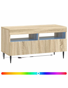 Mobile TV LED Rovere Sonoma Legno ingegnerizzato 2