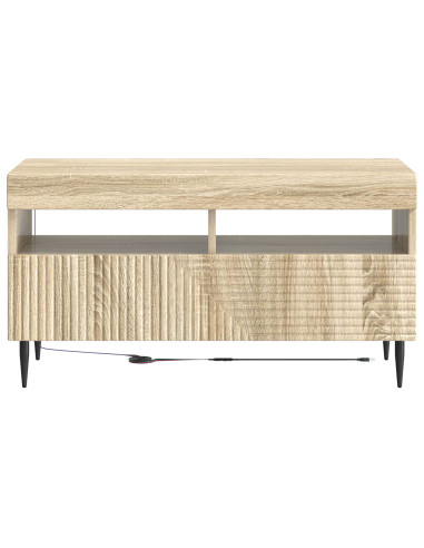 Mobile TV LED Rovere Sonoma Legno ingegnerizzato