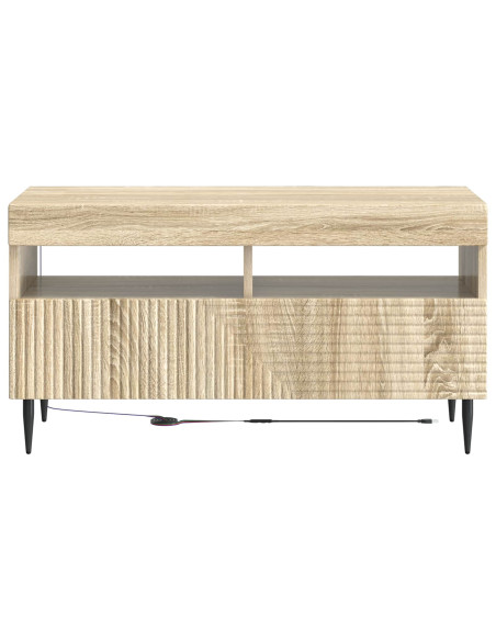 Mobile TV LED Rovere Sonoma Legno ingegnerizzato