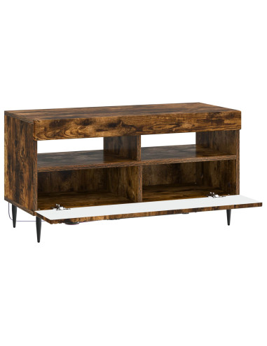 Mobile TV LED Rovere Fumo Legno ingegnerizzato