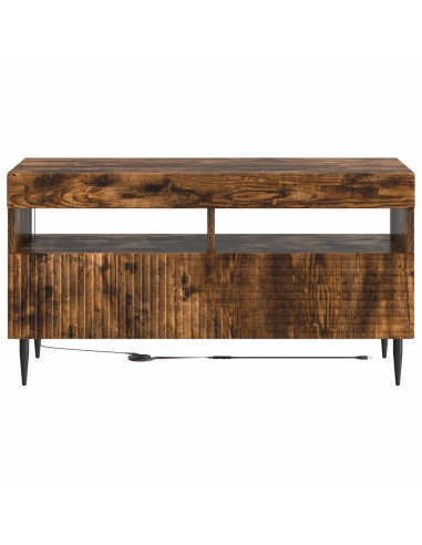 Mobile TV LED Rovere Fumo Legno ingegnerizzato