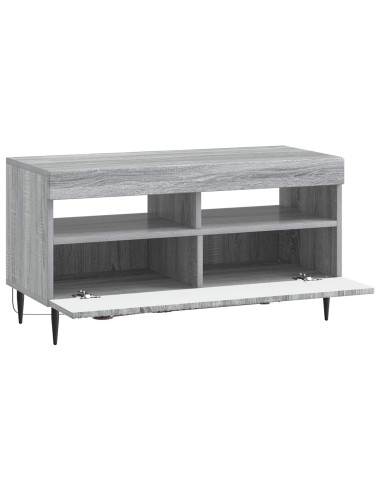 Mobile TV LED Sonoma grigio Legno ingegnerizzato