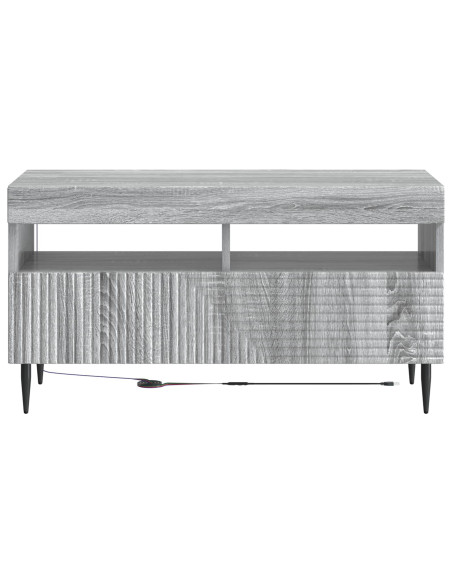 Mobile TV LED Sonoma grigio Legno ingegnerizzato