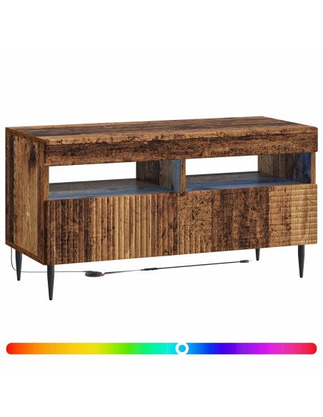 Mobile TV LED Legno antico Legno ingegnerizzato