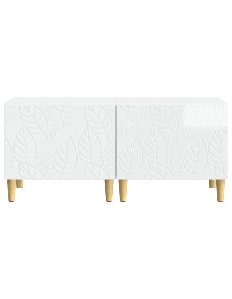 Mobile TV Bianco Lucido Legno ingegnerizzato