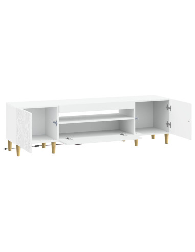 Mobile TV LED Bianco Legno ingegnerizzato