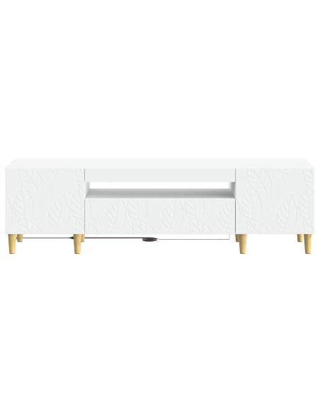 Mobile TV LED Bianco Legno ingegnerizzato
