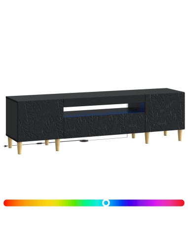 Mobile TV LED Nero Legno ingegnerizzato
