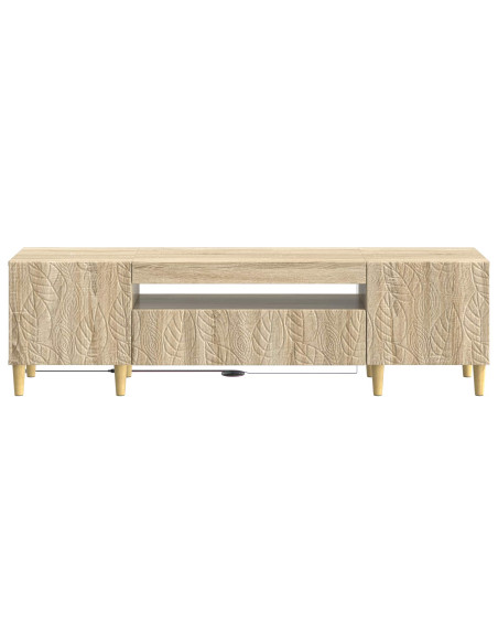Mobile TV LED Rovere Sonoma Legno ingegnerizzato