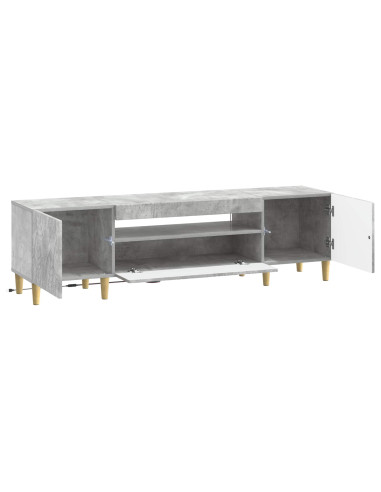 Mobile TV LED Grigio Cemento Legno ingegnerizzato