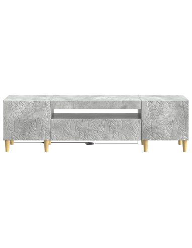 Mobile TV LED Grigio Cemento Legno ingegnerizzato
