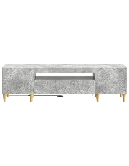 Mobile TV LED Grigio Cemento Legno ingegnerizzato