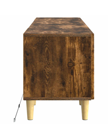 Mobile TV LED Rovere Fumo Legno ingegnerizzato
