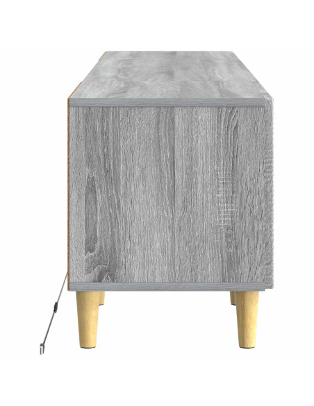Mobile TV LED Sonoma grigio Legno ingegnerizzato