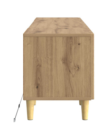 Mobile TV LED Rovere Artigianale Legno ingegnerizzato