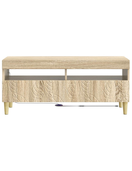 Mobile TV LED Rovere Sonoma Legno ingegnerizzato