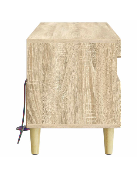 Mobile TV LED Rovere Sonoma Legno ingegnerizzato