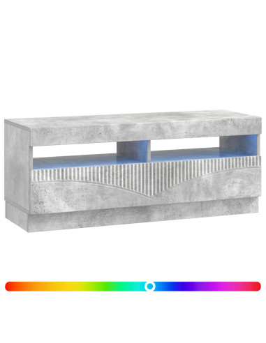 Mobile TV LED Grigio Cemento Legno ingegnerizzato