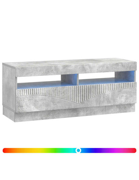 Mobile TV LED Grigio Cemento Legno ingegnerizzato