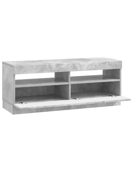 Mobile TV LED Grigio Cemento Legno ingegnerizzato