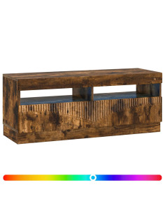 Mobile TV LED Rovere Fumo Legno ingegnerizzato 2