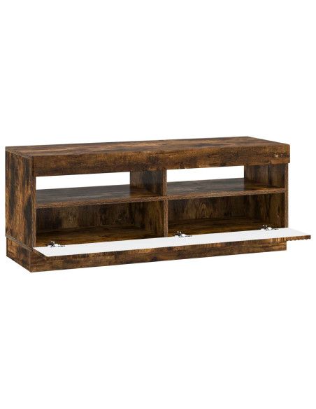 Mobile TV LED Rovere Fumo Legno ingegnerizzato