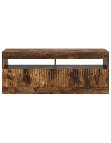 Mobile TV LED Rovere Fumo Legno ingegnerizzato
