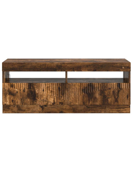 Mobile TV LED Rovere Fumo Legno ingegnerizzato