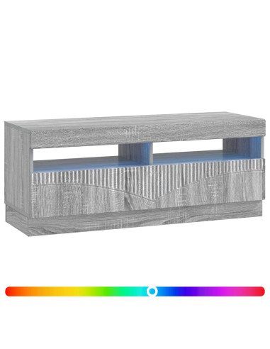 Mobile TV LED Sonoma grigio Legno ingegnerizzato