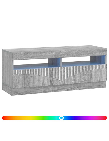 Mobile TV LED Sonoma grigio Legno ingegnerizzato