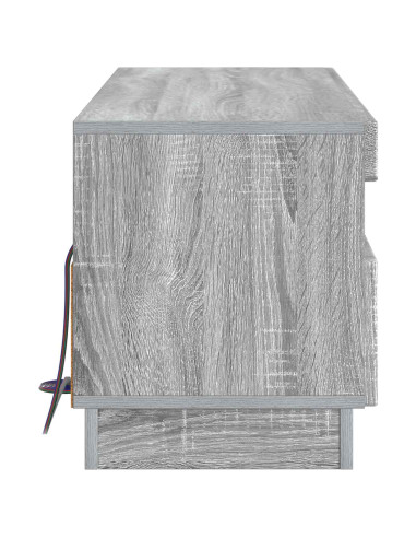 Mobile TV LED Sonoma grigio Legno ingegnerizzato