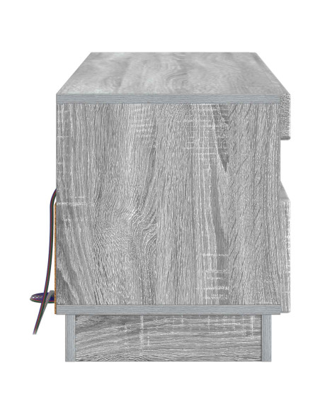 Mobile TV LED Sonoma grigio Legno ingegnerizzato