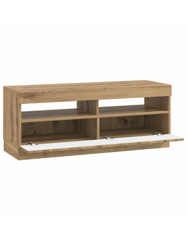 Mobile TV LED Rovere Artigianale Legno ingegnerizzato