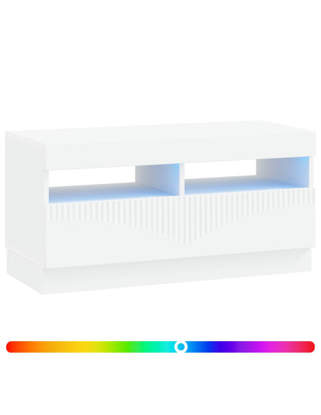 Mobile TV LED Bianco Legno ingegnerizzato
