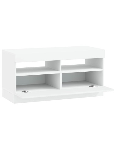 Mobile TV LED Bianco Legno ingegnerizzato