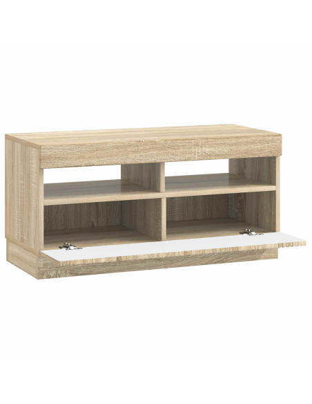 Mobile TV LED Rovere Sonoma Legno ingegnerizzato