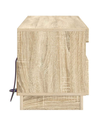 Mobile TV LED Rovere Sonoma Legno ingegnerizzato