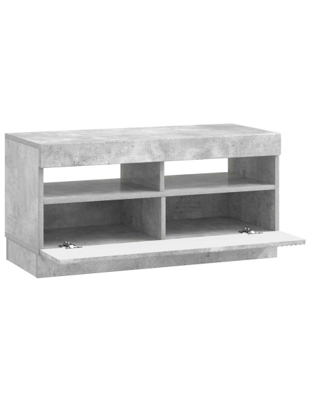 Mobile TV LED Grigio Cemento Legno ingegnerizzato