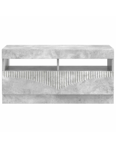 Mobile TV LED Grigio Cemento Legno ingegnerizzato