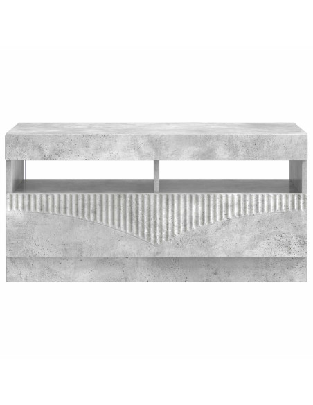 Mobile TV LED Grigio Cemento Legno ingegnerizzato