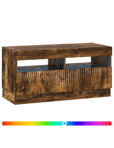 Mobile TV LED Rovere Fumo Legno ingegnerizzato 2