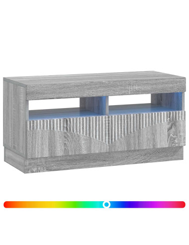 Mobile TV LED Sonoma grigio Legno ingegnerizzato