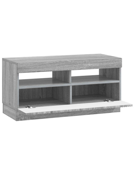 Mobile TV LED Sonoma grigio Legno ingegnerizzato