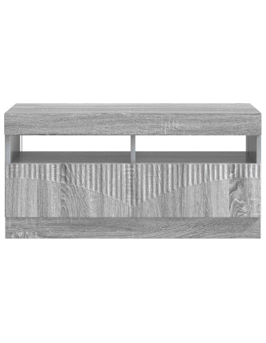 Mobile TV LED Sonoma grigio Legno ingegnerizzato