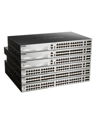 D-Link DGS-3130-30PS/E switch di rete Gestito L3 Gigabit Ethernet (10/100/1000) Supporto Power over Ethernet (PoE) Grigio