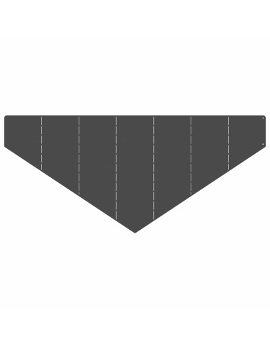 Bordura per Prato 4 pz 100 x 45 cm Acciaio Nero