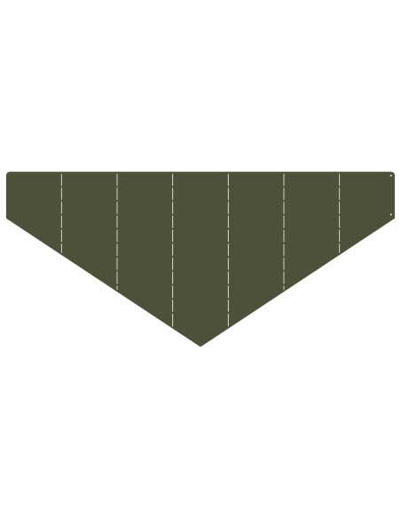 Bordura per Prato 100 x 45 cm Acciaio Verde Oliva