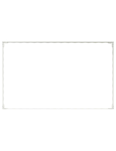 Bordura per Prato 100 x 60 x 20 cm Acciaio Bianco
