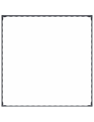 Bordura per Prato 100 x 100 x 20 cm Acciaio Antracite