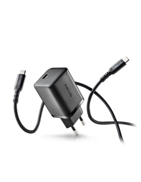 NGS BUD 65W-H Alimentatore Notebook HP GaN 65W USB-C + 8 Connettori